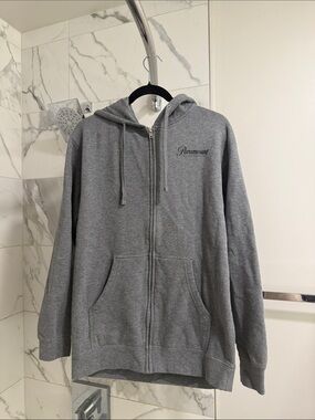 Independent Trading Co. Gray Zip-Up Hoodie